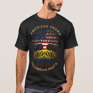 Amerikaans gegroeid met Colombiaanse worstboom Ame T-shirt