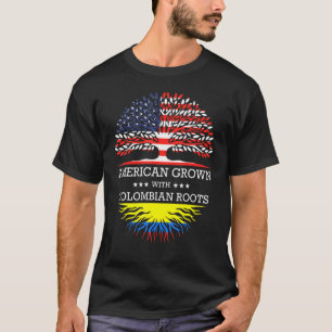Amerikaans gegroeid met Colombiaanse wortels Ameri T-shirt