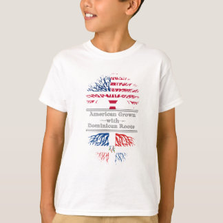 Amerikaans gegroeid met Dominicaanse wortels T-shirt