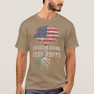 Amerikaans gegroeid met Ierse wortels Ierland T-shirt