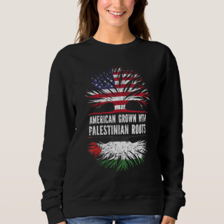 Amerikaans gegroeid met Palestijnse roet VS vlag P Trui