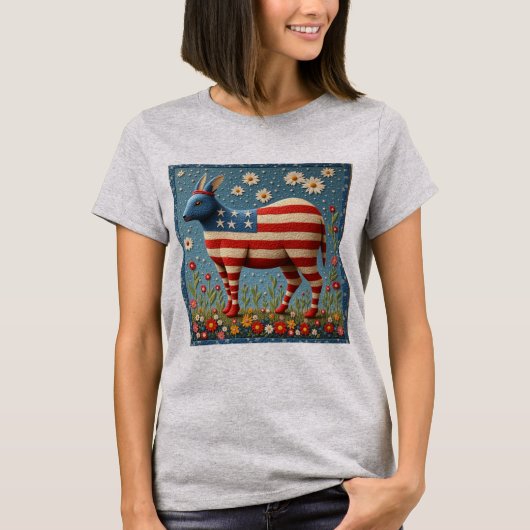 Amerikaans geit T-shirt (Voorkant)