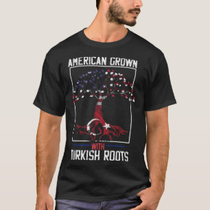 Amerikaans gekweekt met Turkse wortels USA Türkiye T-shirt