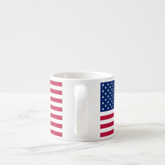 Amerikaans gepersonaliseerd monogram voor de Ameri Espresso Kop (Achterkant)