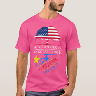 Amerikaans geteeld met Congolese wortels - DR Cong T-shirt