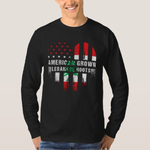 Amerikaans geteelde Libanese wortels Libanon Hart T-shirt
