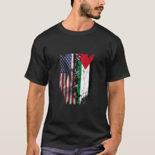 Amerikaans geteelde Palestijnse wortels VS Palesti T-shirt