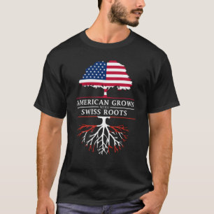 Amerikaans getogen met Zwitserse wortelsZwitser T-shirt