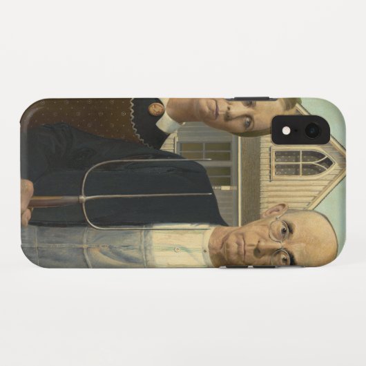 Amerikaans Gothic Case-Mate iPhone Case (Achterkant (horizontaal))