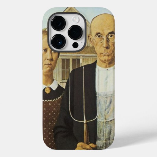 Amerikaans Gothic Case-Mate iPhone Case (Achterkant)