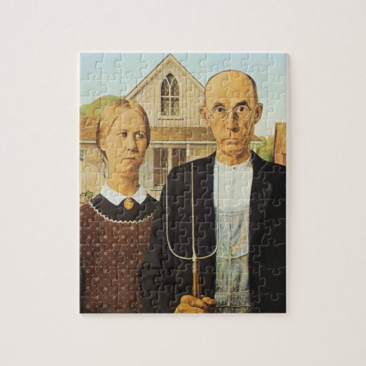 Amerikaans Gothic Legpuzzel (Verticaal)