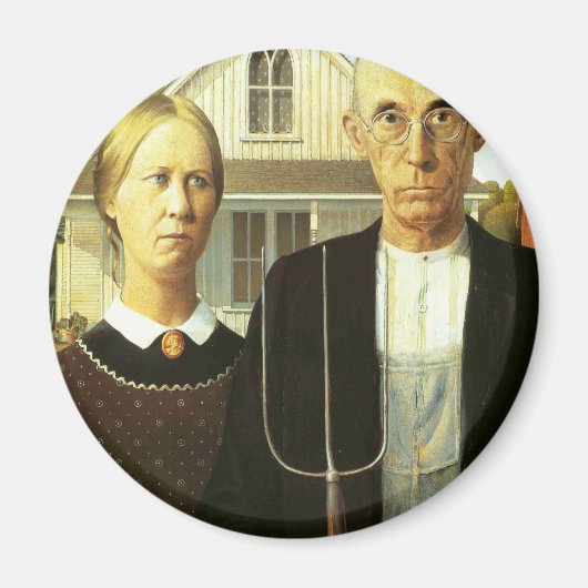Amerikaans Gothic Magneet (Voorkant)