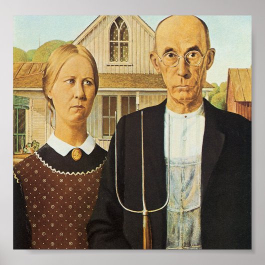 Amerikaans Gothic Poster (Voorkant)