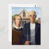 Amerikaans Gothic | Subsidiehout | Briefkaart (Voorkant / Achterkant)