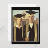 Amerikaans gotisch Afstuderen Aankondiging (Voorkant / Achterkant)