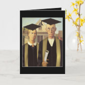 Amerikaans gotisch Afstuderen Kaart (Gele Bloem)