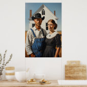 Amerikaans Gotisch deel Deux Poster (Keuken)