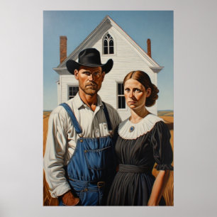 Amerikaans Gotisch deel Deux Poster