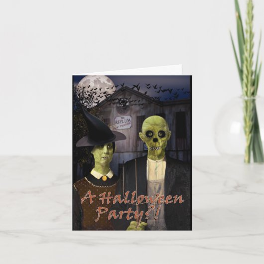 Amerikaans Gotisch Halloween spookhuis (Voorkant)