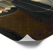 Amerikaans gotisch schilderen - Grant Wood Poster (Hoek)