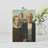 Amerikaans gotisch schilderen kaart (Staand voorkant)