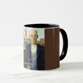 Amerikaans gotisch schilderen mok (Voorkant rechts)