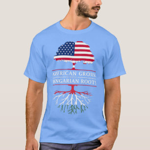 Amerikaans Groen met Hongaarse Roots Hongarije T-shirt