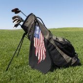 Amerikaans handdoek met een Golf-mandje (Groen)
