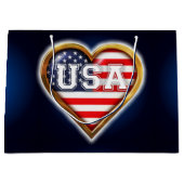 Amerikaans hart large cadeautasje (Voorkant)
