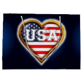 Amerikaans hart large cadeautasje (Achterkant)