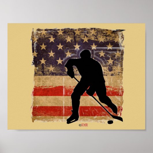 Amerikaans Hockey Pride Poster (Voorkant)