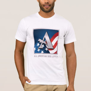 Amerikaans hondenliefhebber t-shirt