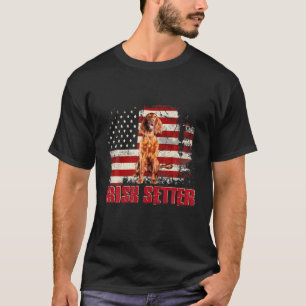 - Amerikaans Hondenliefhebber voor de Ierse vlag T-shirt