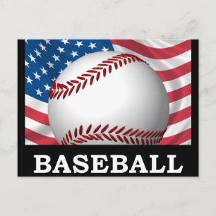 Amerikaans Honkbal Briefkaart