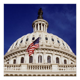 Amerikaans hoofdgebouw, Washington DC Perfect Poster