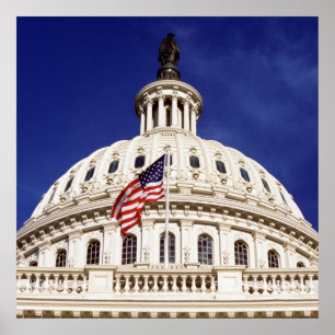 Amerikaans hoofdgebouw, Washington DC Poster