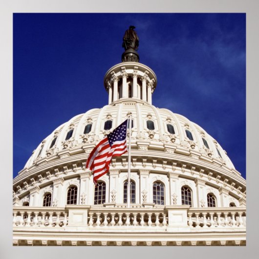 Amerikaans hoofdgebouw, Washington DC Poster (Voorkant)