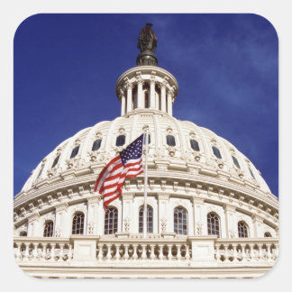 Amerikaans hoofdgebouw, Washington DC Vierkante Sticker