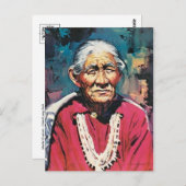 Amerikaans Indiaans Briefkaart (Voorkant / Achterkant)