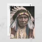 Amerikaans Indiaans Briefkaart (Voorkant / Achterkant)