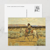 Amerikaans Indiaans Briefkaart (Voorkant / Achterkant)
