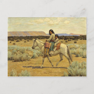 Amerikaans Indiaans Briefkaart