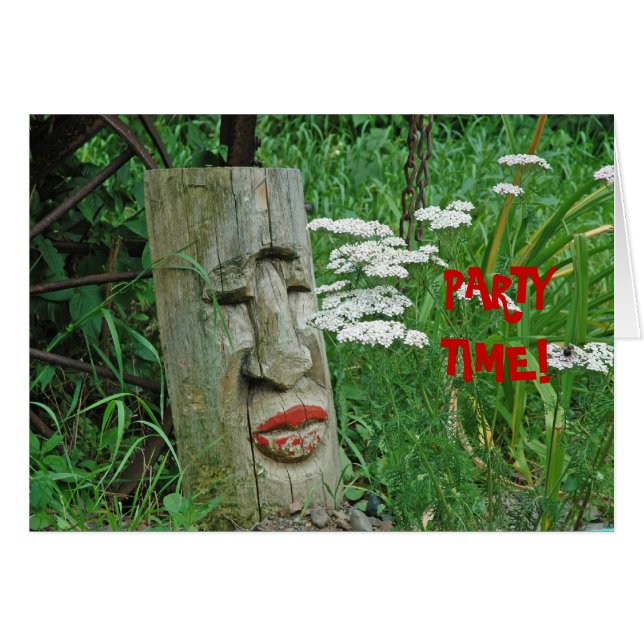 AMERIKAANS INDIAN TOTEM: PARTIJKAART (Voorkant Horizontaal)