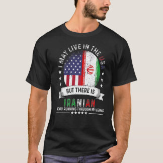 Amerikaans Iraans Huis in Amerikaans Patriot Ameri T-shirt