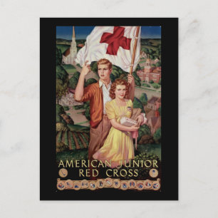 Amerikaans Junior Rode Kruis Briefkaart