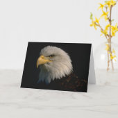 Amerikaans Kaal Eagle Kaart (Gele Bloem)
