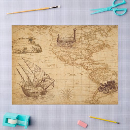  Amerikaans kaartenpapier Tissuepapier (Craft)