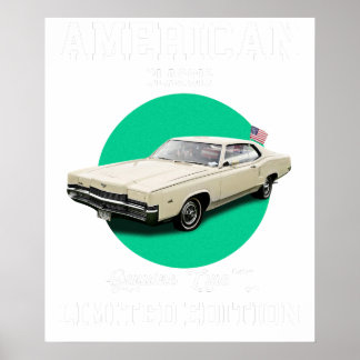 Amerikaans klassiek authentieke kwaliteit gelimite poster