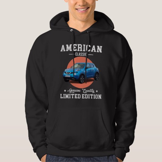 Amerikaans klassiek echte kwaliteit gelimiteerde e hoodie (Voorkant)