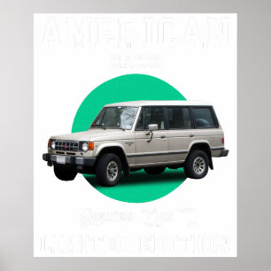 Amerikaans klassiek echte kwaliteit gelimiteerde e poster